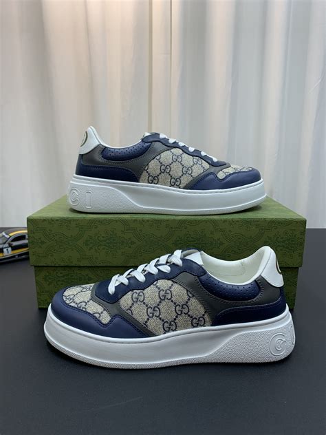 blue Gucci shoes men